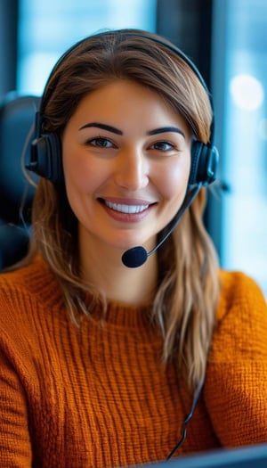 real person of a contact center